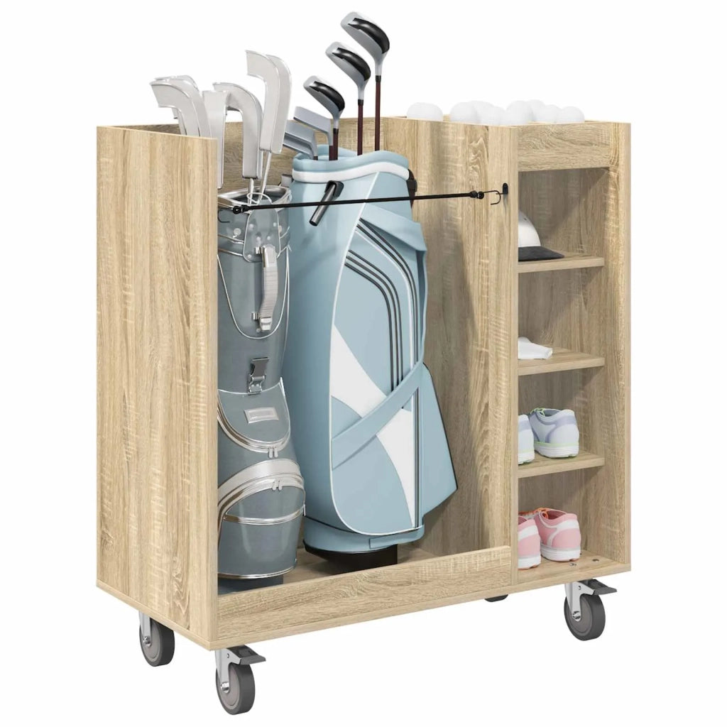 Armadio per Golf con ruota Rovere Sonoma 90 x 45 x 98 cm CFW5692480