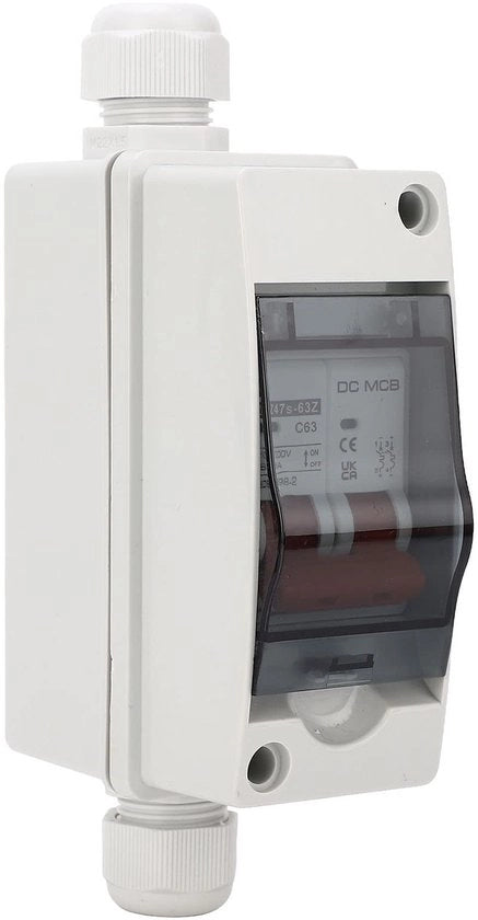 Dispositivo di Interruzione del Flusso Elettrico Miniatore - 2 Porte - Impermeabile e Duraturo - IP65 - Adatto per Energia Solare - Materiale PA66