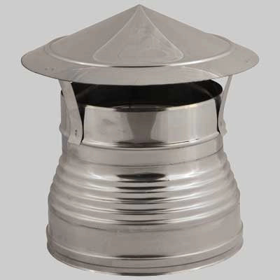 CAPPELLO CINESE DOPPIA PARETE DIAMETRO ESTERNO FEMMINA  Int. Ø 250  Est. Ø 300     MADE IN ITALY