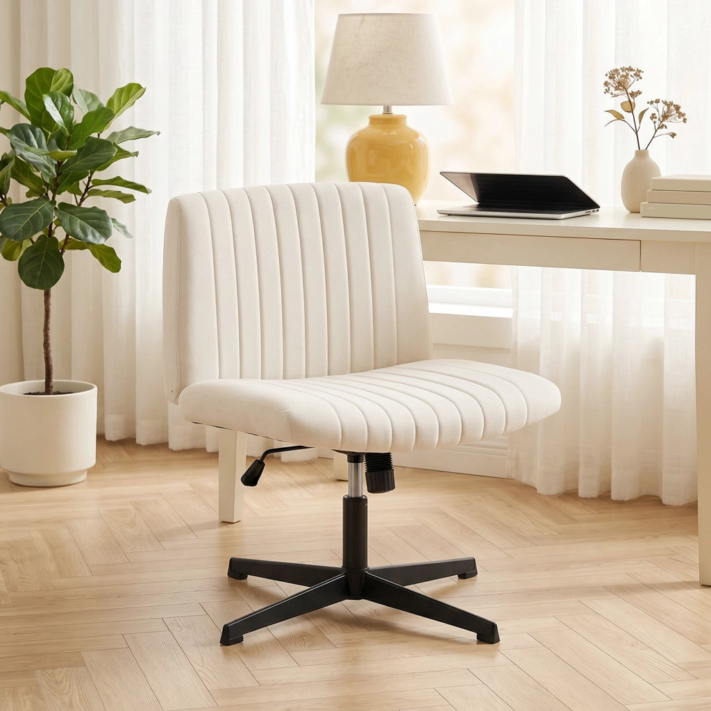 Sedia da Ufficio Regolabile ¨C Minimal ¨C Cremewei? Tessuto