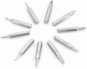 Set di Bit per Chiave a 10 pezzi - 4mm Cassetta - PH00/PH0/Z1/Z0/3.0/2.0/1.0/T5/T4/Star 08 - Strumenti di Riparazione di Ricambio