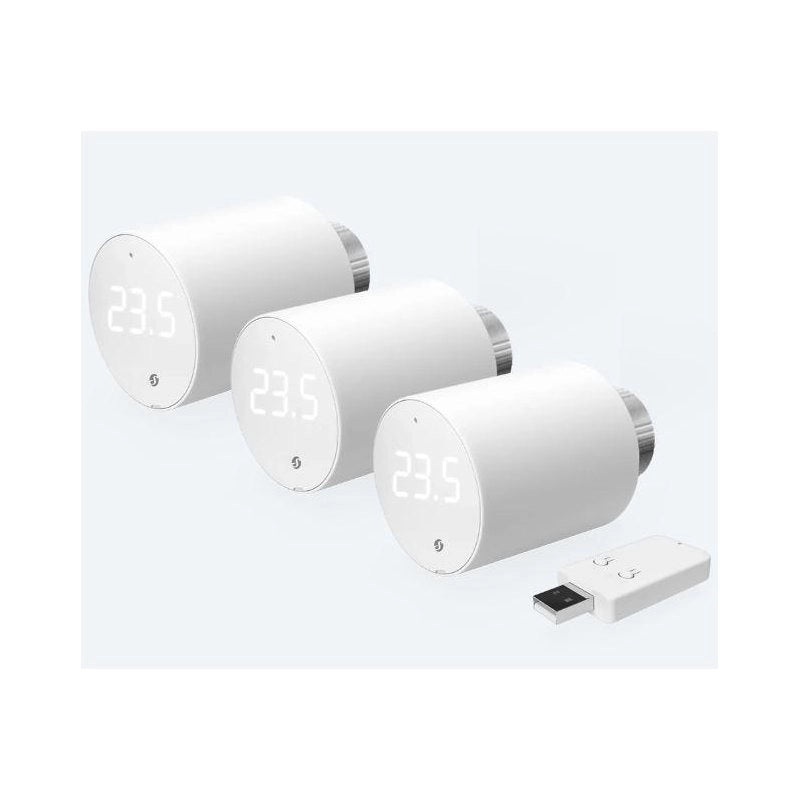 Shelly Kit Shelly BLU TRV x3 + BLU Gateway Gen3 - Valvole Termostatiche Smart
