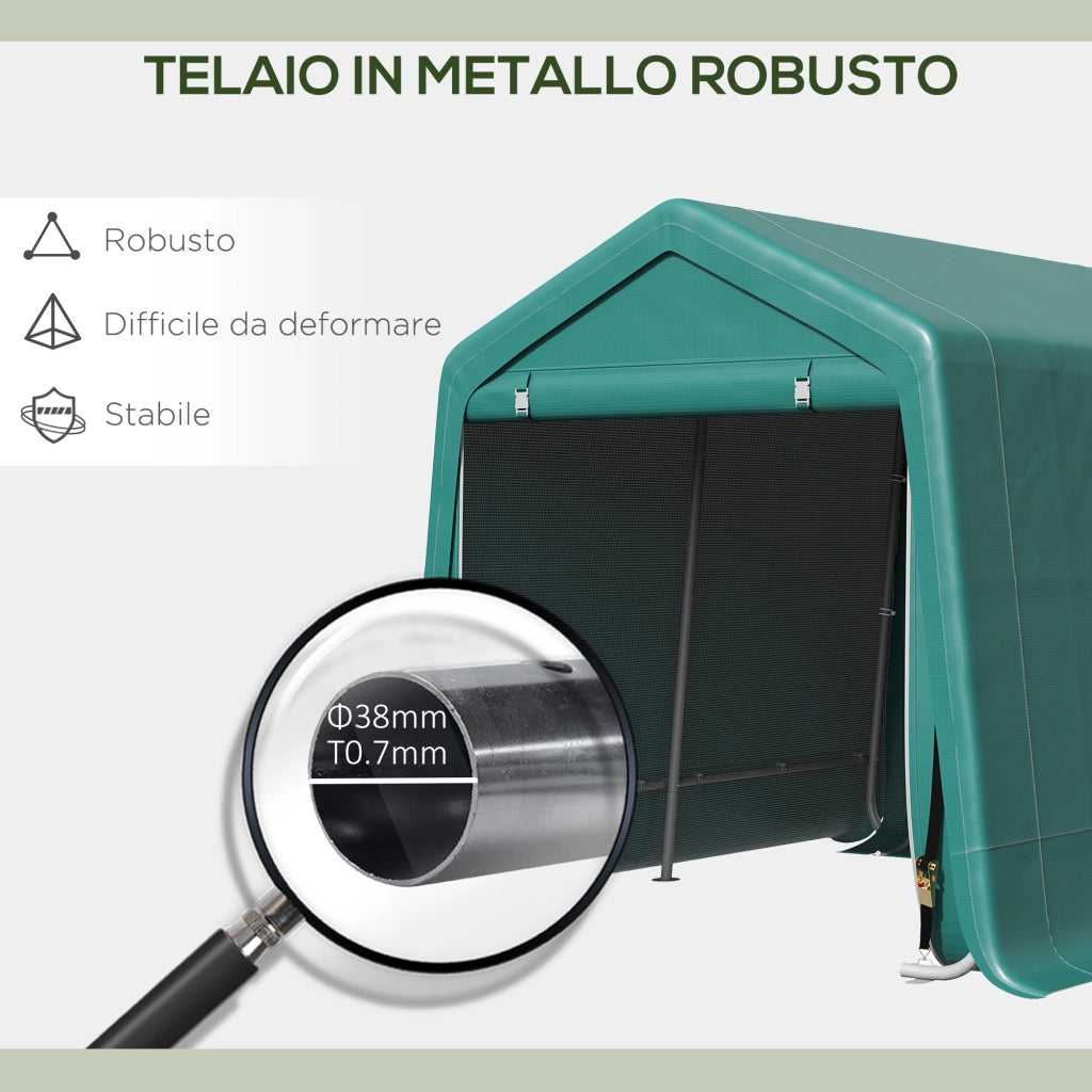 Garage Moto ¨C zephmum ¨C Verde 240x200 cm