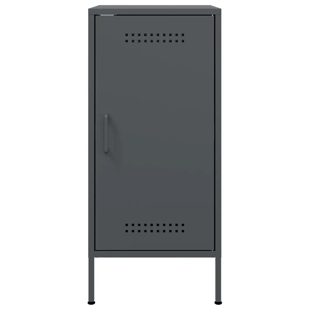 Credenze 2 pz | Madia | Buffet da pranzo | Armadio da pranzo Antracite 36x39x79 cm in Acciaio
