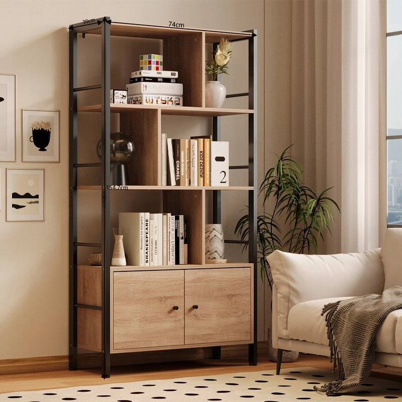 Libreria moderna e versatile in stile loft con mobili con serratura