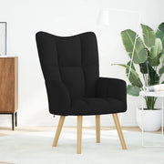 Sedia Relax Nera in Tessuto 4016769