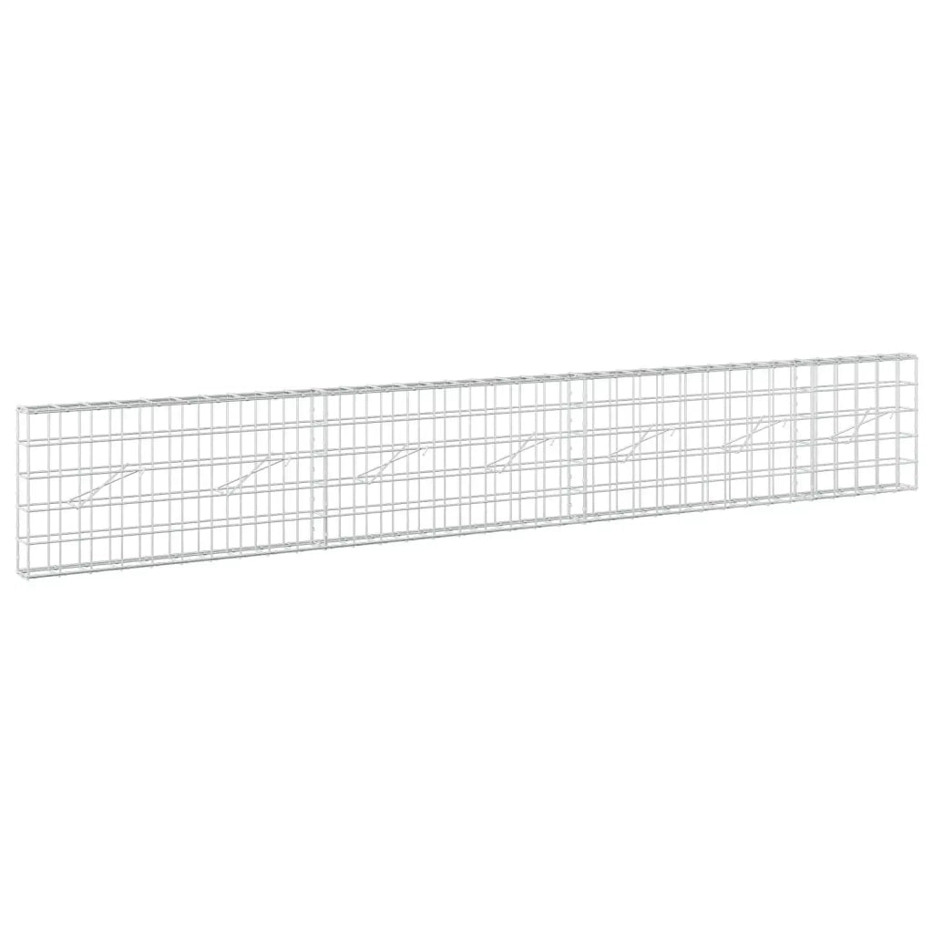 Gabione con Filo da 5 mm e Rete da 10x10 cm 350x10x50 cm 3464905