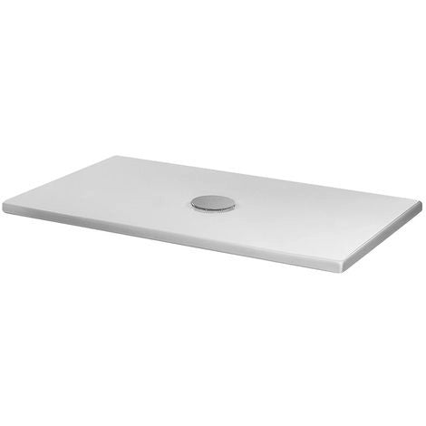 Piatto doccia in ceramica UNIKO alto 3 cm - Azzurra - Misura: 80 x 80 x 3h (Bianco Matt)
