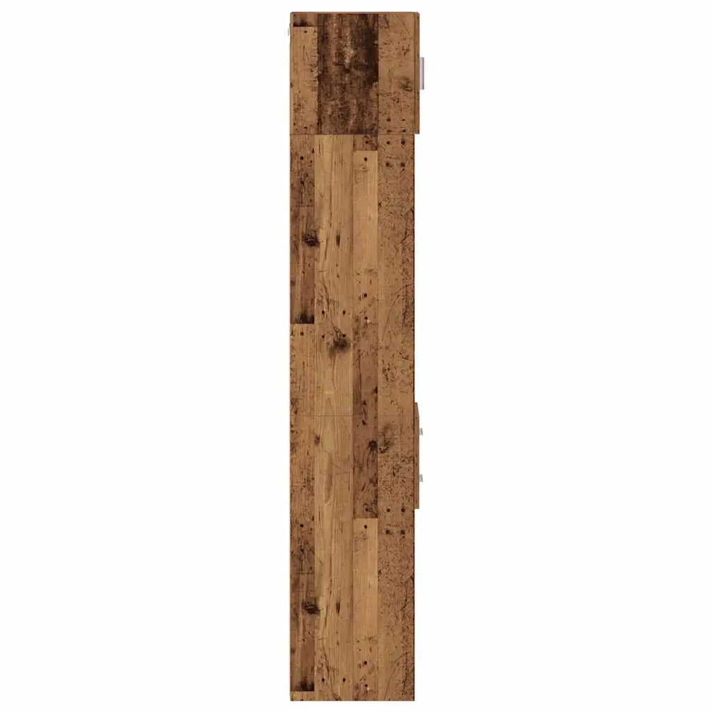 Armadio con cassetto 2 pz Legno vecchio 30 x 42,5 x 225 cm CFW9105167