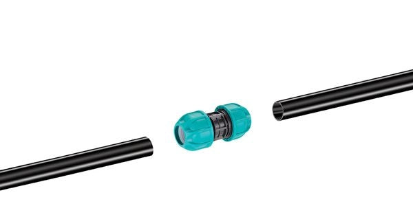 PROLUNGA IRRIGAZIONE DA GIARDINO PER TUBO POLIETILENE 25 MM CLABER