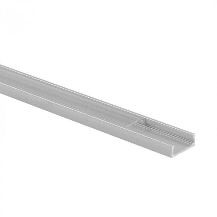 Profilo LED N03 anodizzato, diffusore trasparente 3m Ecolight