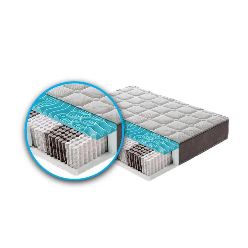 Materasso "Mix" a molle insacchettate e memory foam - 120x190