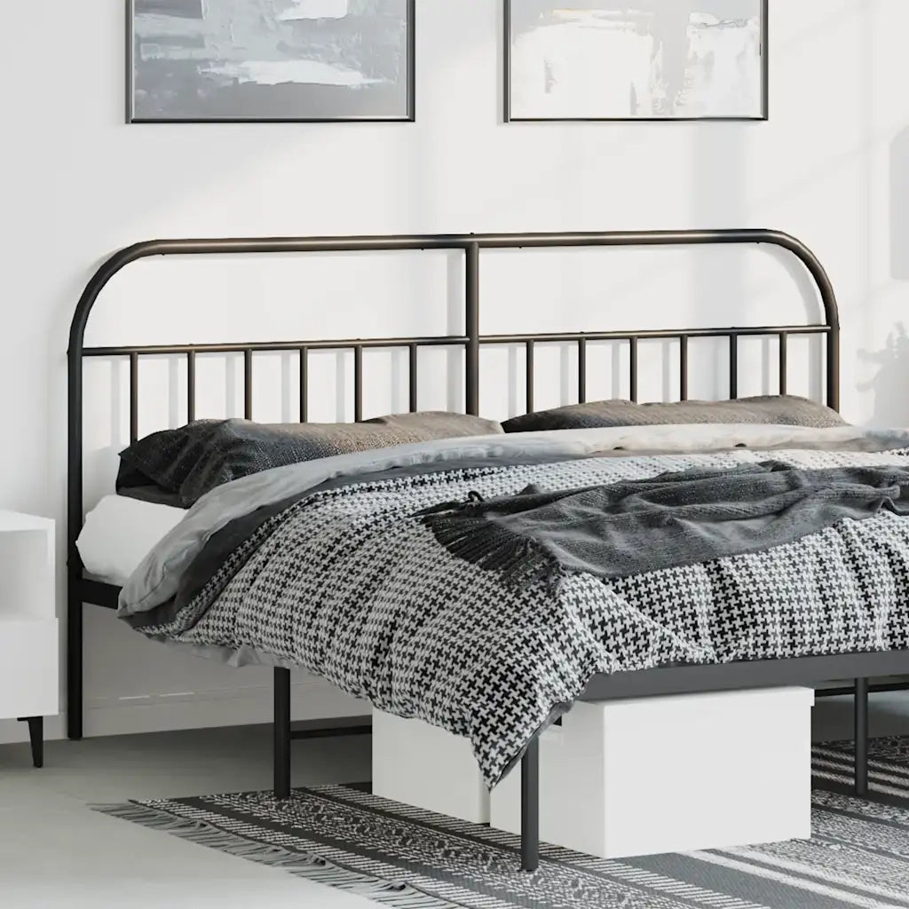 Testiera di Ricambio in Metallo Nero 180 cm 353671