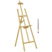 Cavalletto da Pittura Regolabile in Legno di Pino ¨C Zephmum ¨C 51.5x71.5x134.5 cm