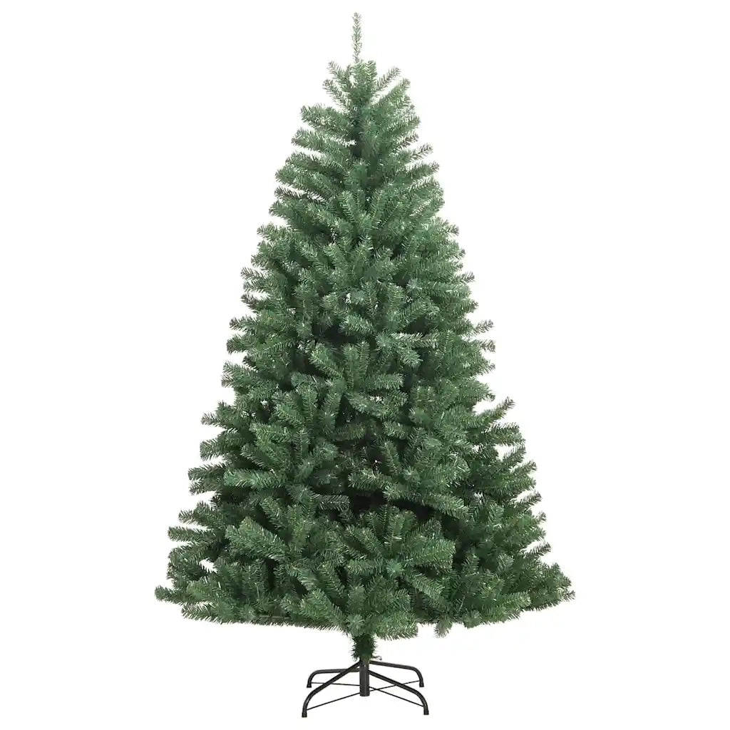 Albero di Natale Artificiale con Rami Pieghevoli Verde 240 cm 3395509