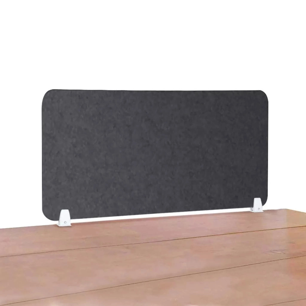 Pannello Fonoassorbente da Banco 80x45 cm Coppia di Morsetti Regolabili da Banco Finitura Antracite