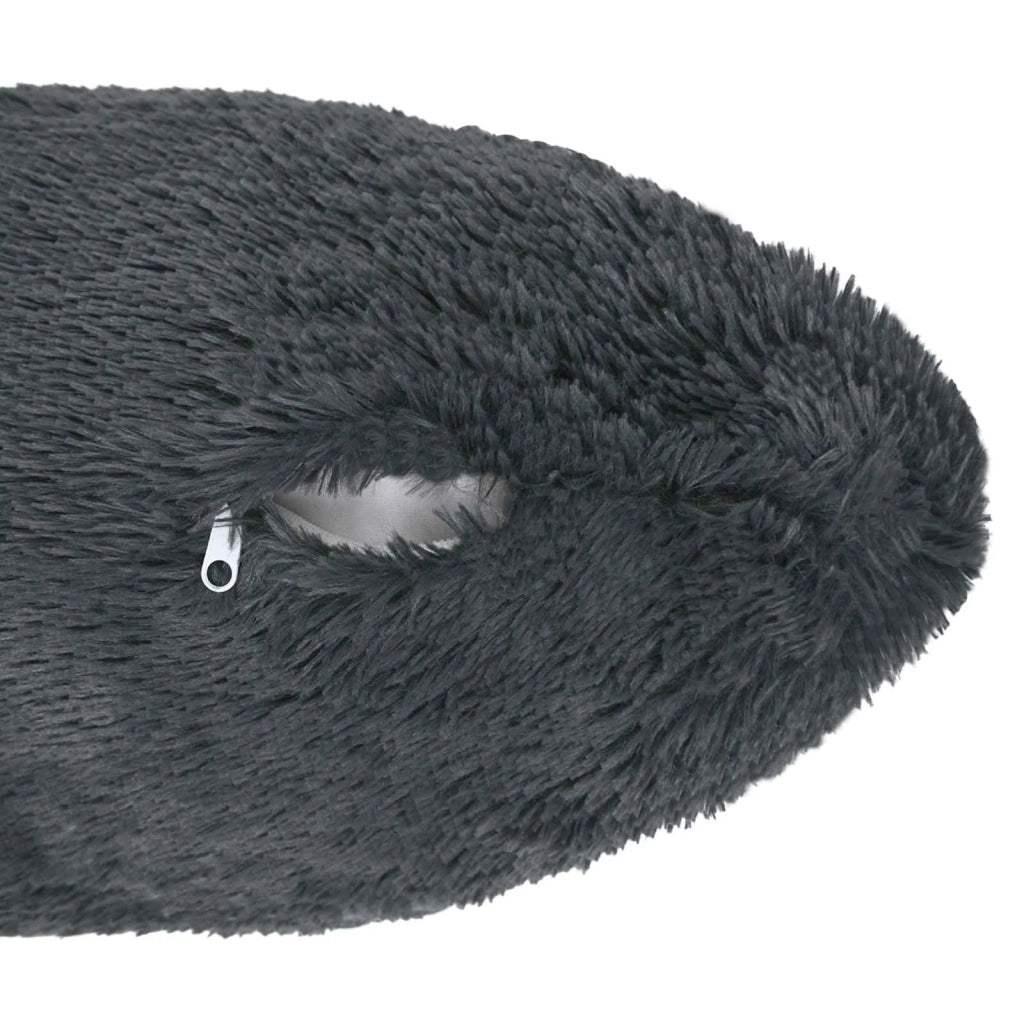 Cuscino con cuscino HEERLEN 2 pz Antracite Fleece PV 928134