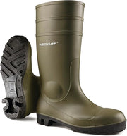 STIVALE PVC ANTINFORTUNIO WORK-ITS DUNLOP - VERDE S5 40- 1 paia