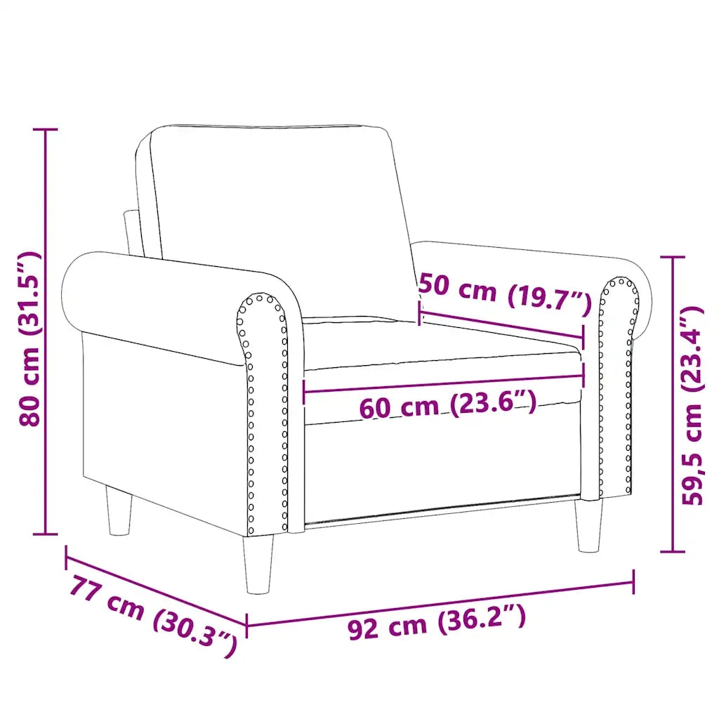 Poltrona | Sedia Relax Nero 60 cm Velluto