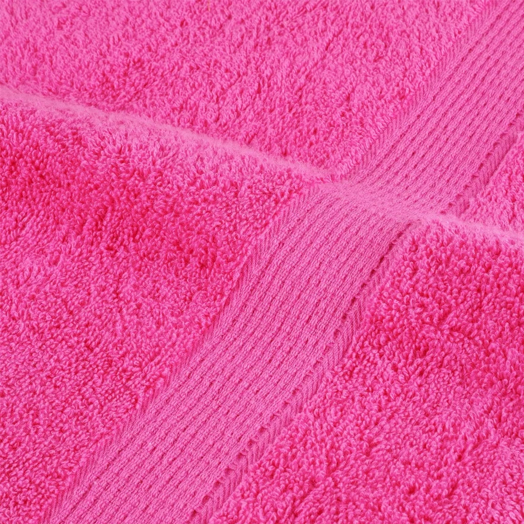 Asciugamani Premium SOLUND 4 pz Rosa 50x100 cm 600 g/m² 137522