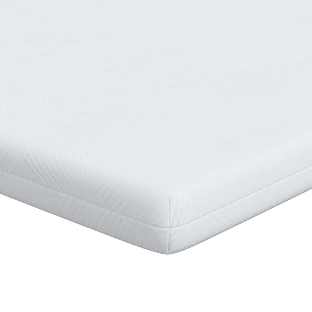 Topper per materasso Bianco 160 x 200 cm Tessuto Jacquard 4106283