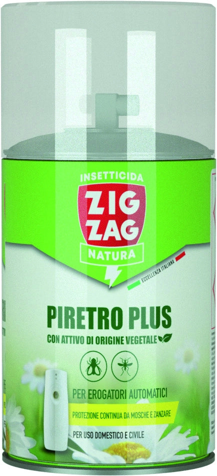 Zig Zag INSETTICIDA PER DISPENSER AUTOMATICO PIRETRO PLUS 250 ml.