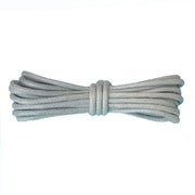 Due paia di cordoncini in cotone di 80 cm - Cordoncini rotondi in cotone di 2,5 mm - Cordoncini robusti rotondi - Cordoncini duraturi - Cordoncini per stivali - Cordoncini in pelle impermeabili - Per scarpe e stivali eleganti