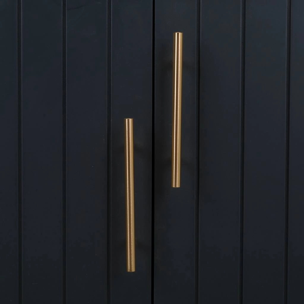 Mobile da ingresso in legno e metallo 75x37x84,5