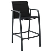 Set Bar da Giardino 5 pz Nero 3073576