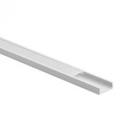 Profilo LED N02 da superficie bianco diffusore opale 2m Ecolight