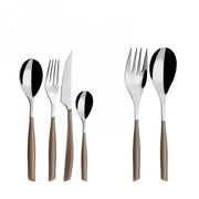 GLAMOUR, Posate Set 50 Pz, Scatola Gallery, Casa Bugatti Colore: Tabacco