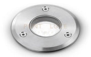 GES540- SEGNAPASSI IN ALLUMINIO E ACCIAIO  AISI 306 LED 4000K 183LM 3W TONDO