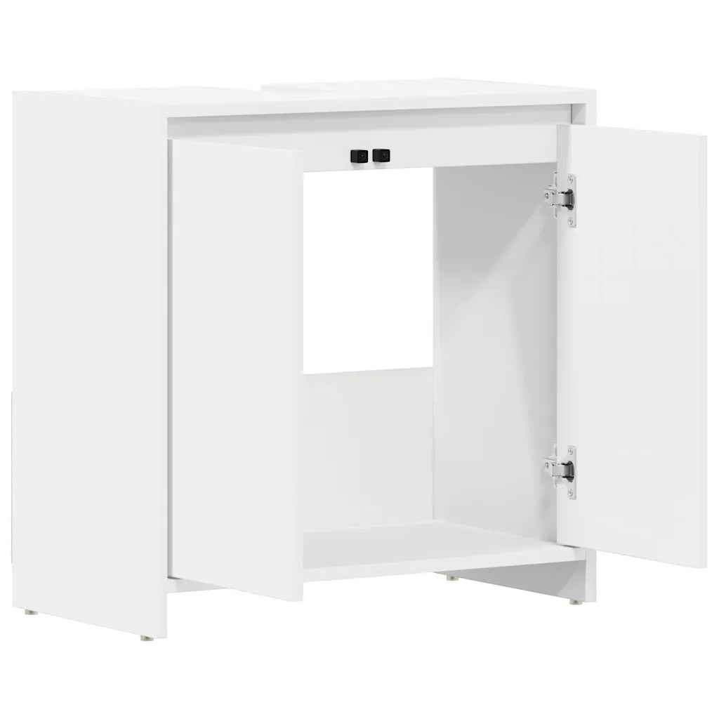Mobile da Bagno Bianco 60x33x60 cm in Legno Multistrato 802642
