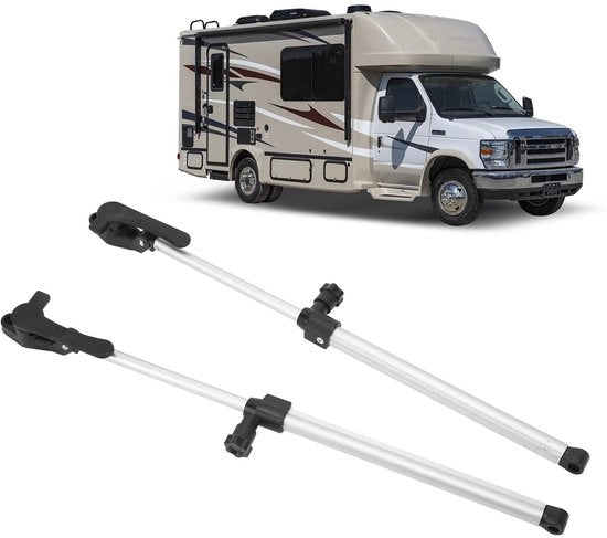 Accessori per caravan - Apertura finestra telescopica - Funzione di apertura automatica - 31 cm - 43,5 cm - Apertura finestra - Manubrio di sostegno - Adatto per RV