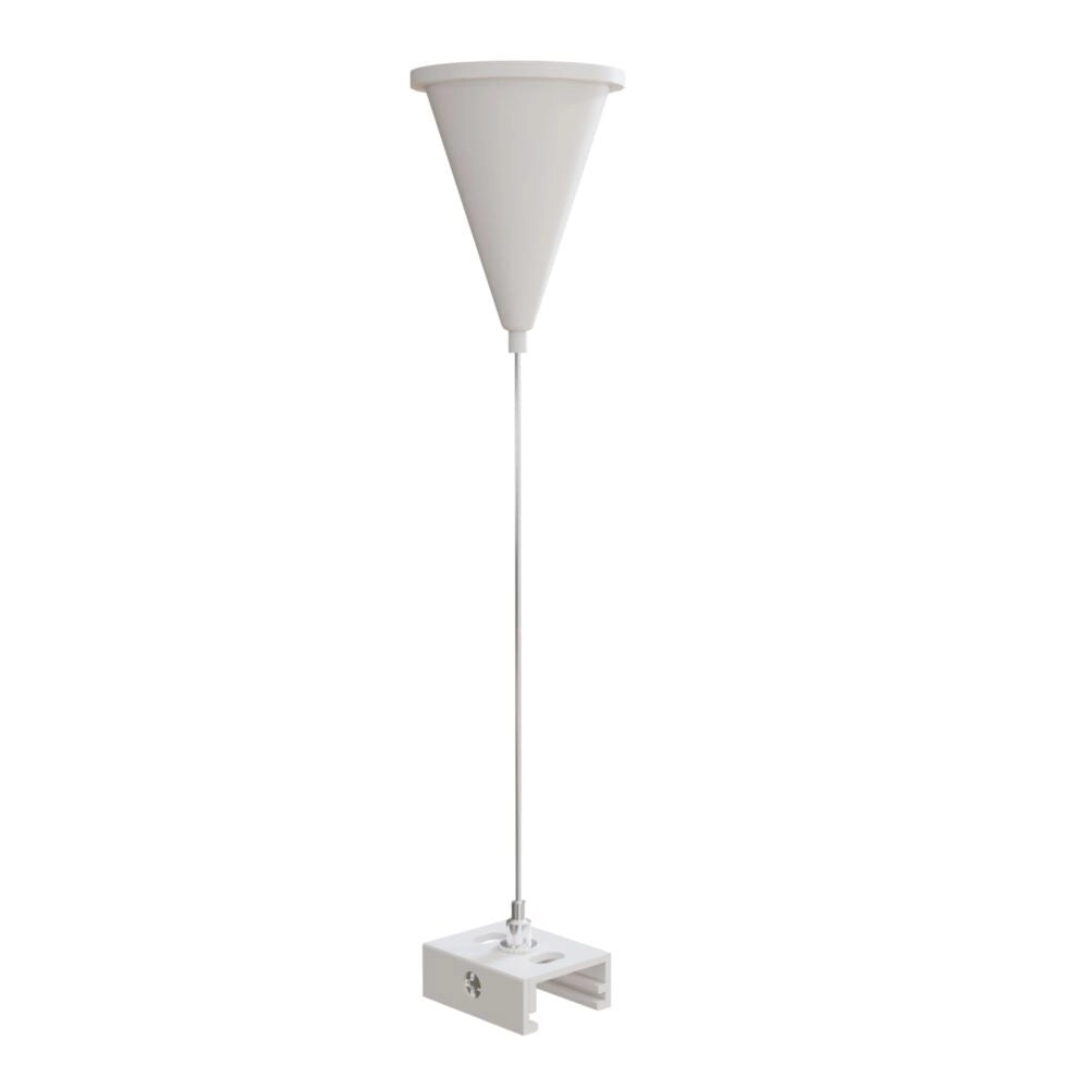 Componente Sospensione Per Binario Plastica Colore Bianco