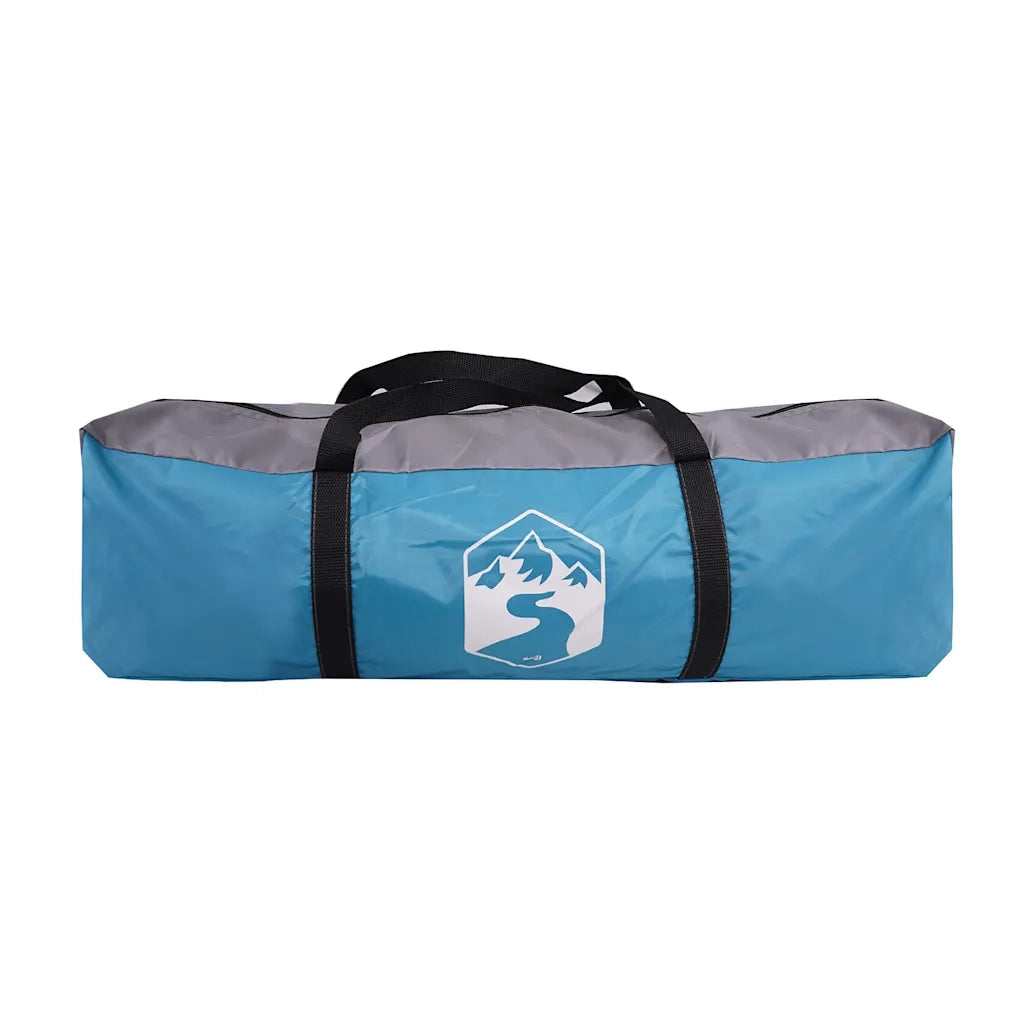 Tenda Familiare a Tunnel per 8 Persone-Tenda da campeggio Blu Impermeabile 842703
