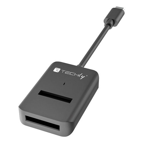Connettore computer techly iadap usb32 satassd usb c black