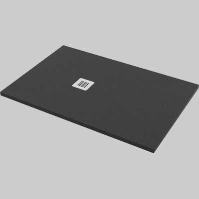 PIATTO DOCCIA RETTANGOLARE EFFETTO PIETRA ANTRACITE  70x90     MADE IN ITALY