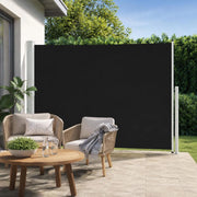 Extendable Side Awning 200x300 Cm Black