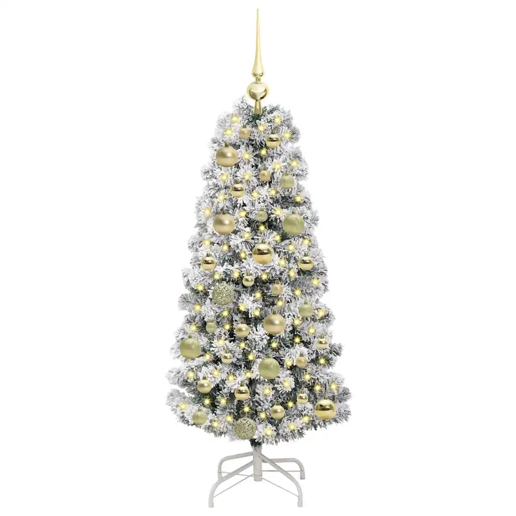 Albero di Natale | Decorazioni natalizie Artificiale con Rami Pieghevoli 120 cm