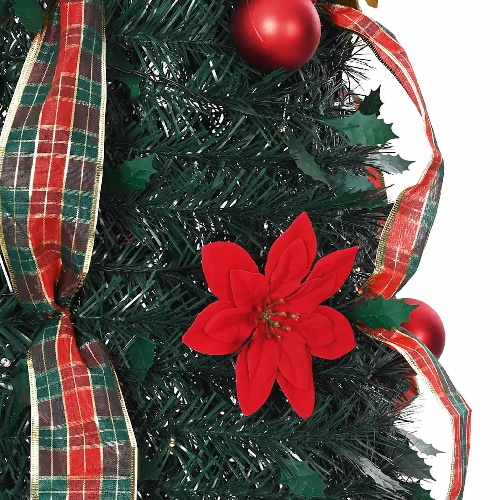 Albero di Natale artificiale con 200 LED Verde 215 cm PVC 42018633