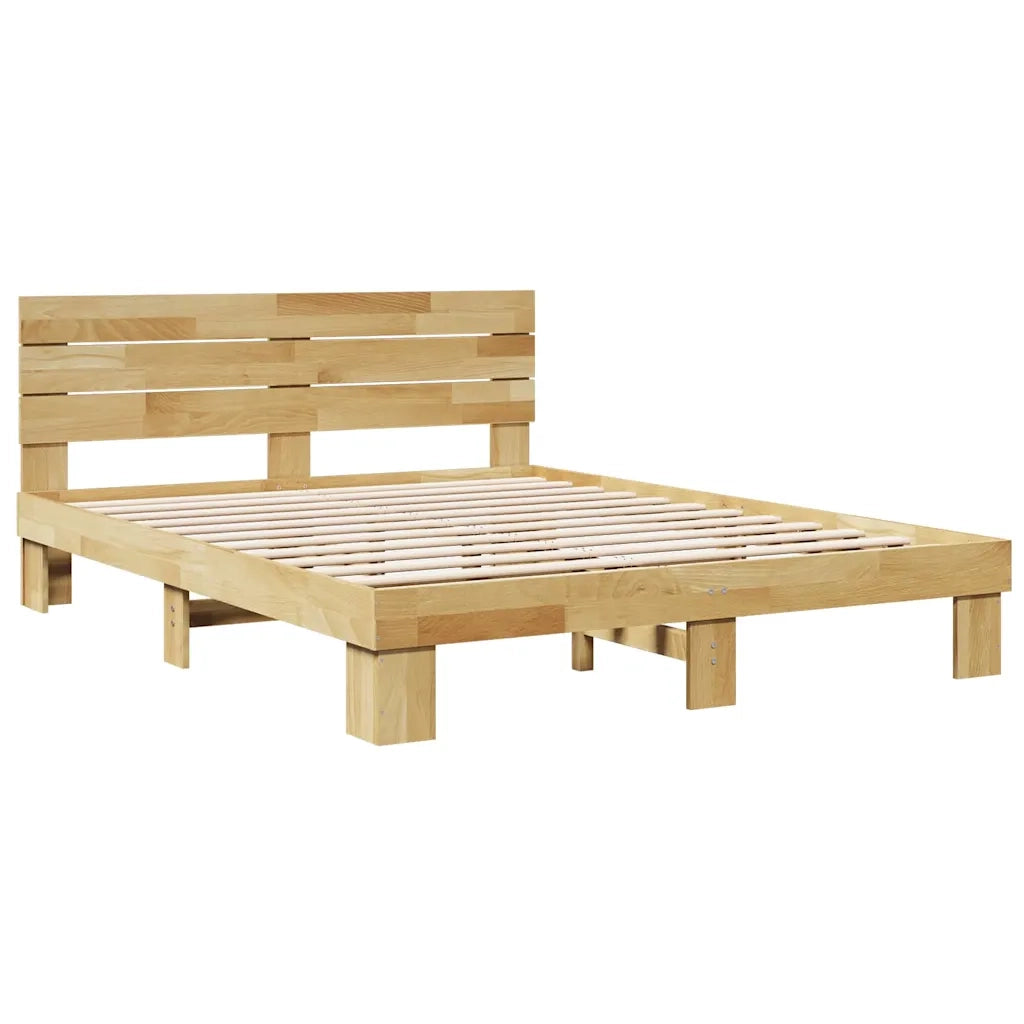 Letto matrimoniale | Letto per adulti | Struttura Letto con Testiera Senza Materasso 135x190 cm