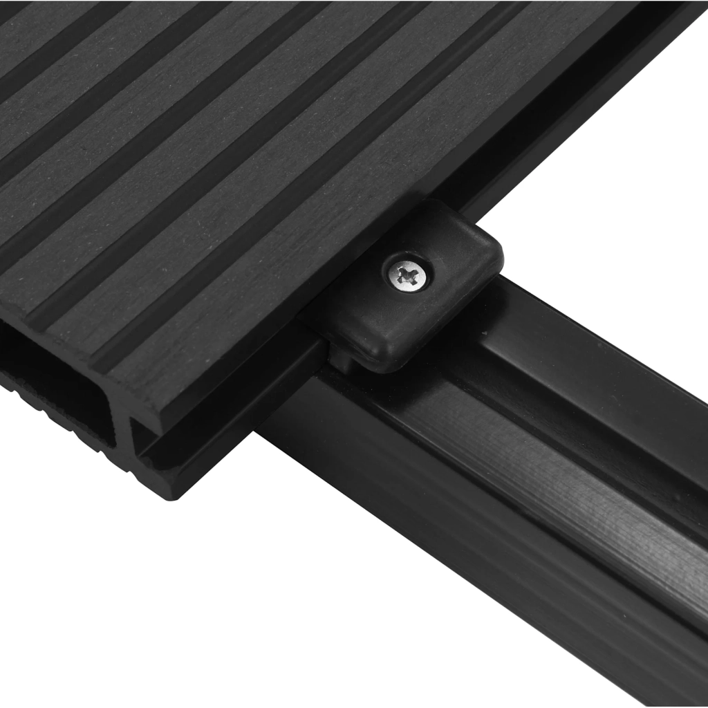 Pavimento da Deck 56 pcs Nero WPC 3444731