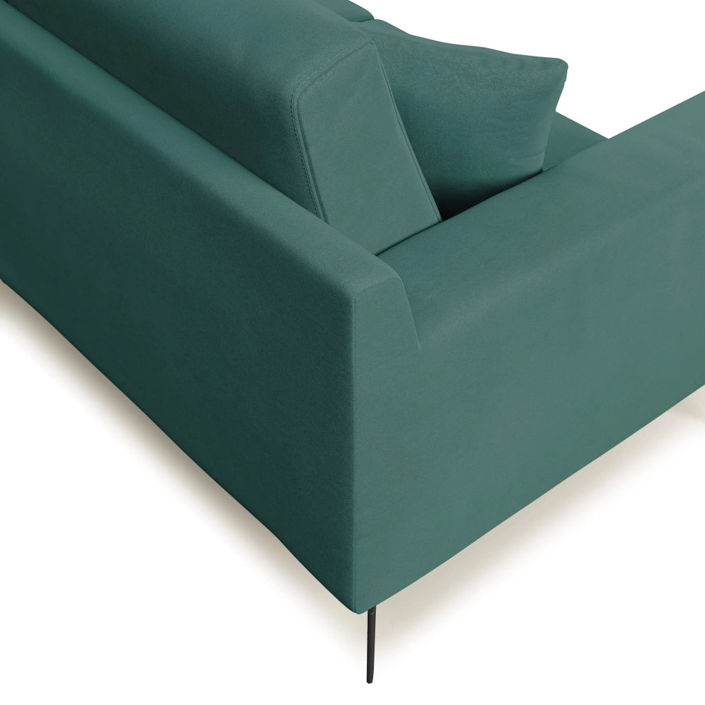 Prestige Divano design moderno T11 166 cm petrolio