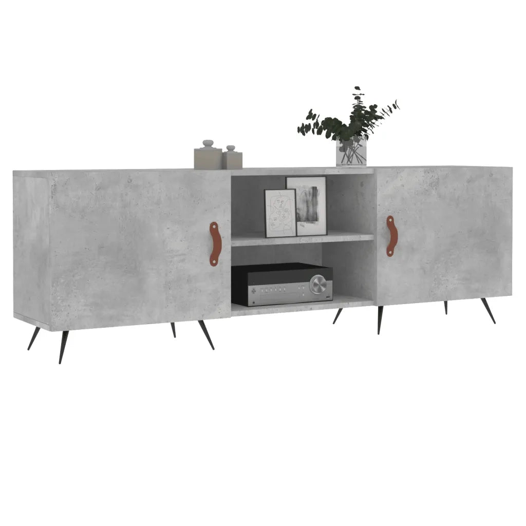 Mobile TV | Armadietto TV | Mobile Porta TV Grigio Cemento 150x30x50cm in Legno Multistrato