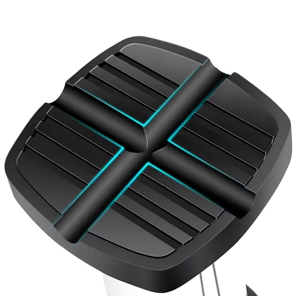 Mini Pompa a Pedale Manuale 17 cm in Alluminio Portatile e Versatile Nero Avizar