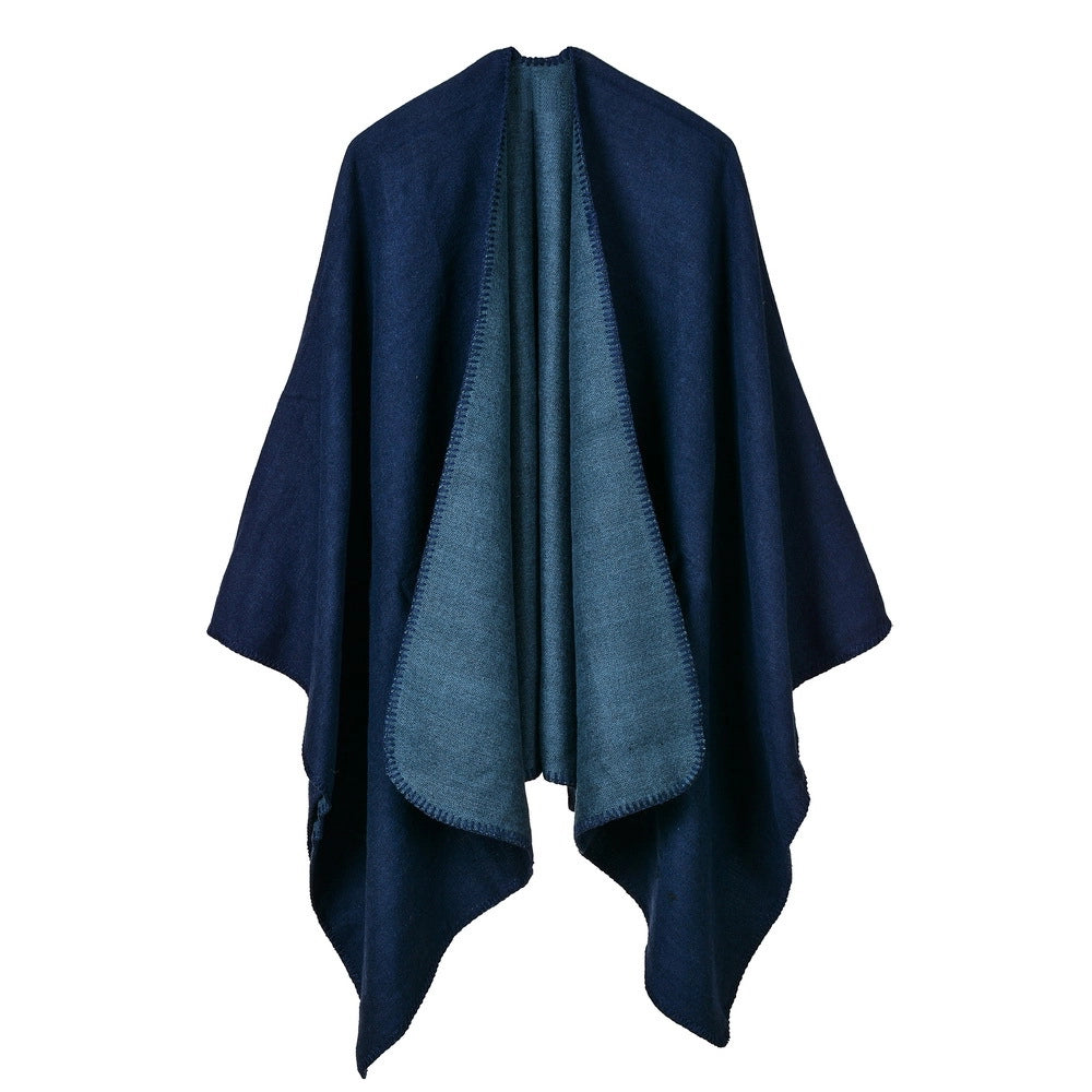 Nuova sciarpa/scialle da donna in jacquard, spessa e calda.