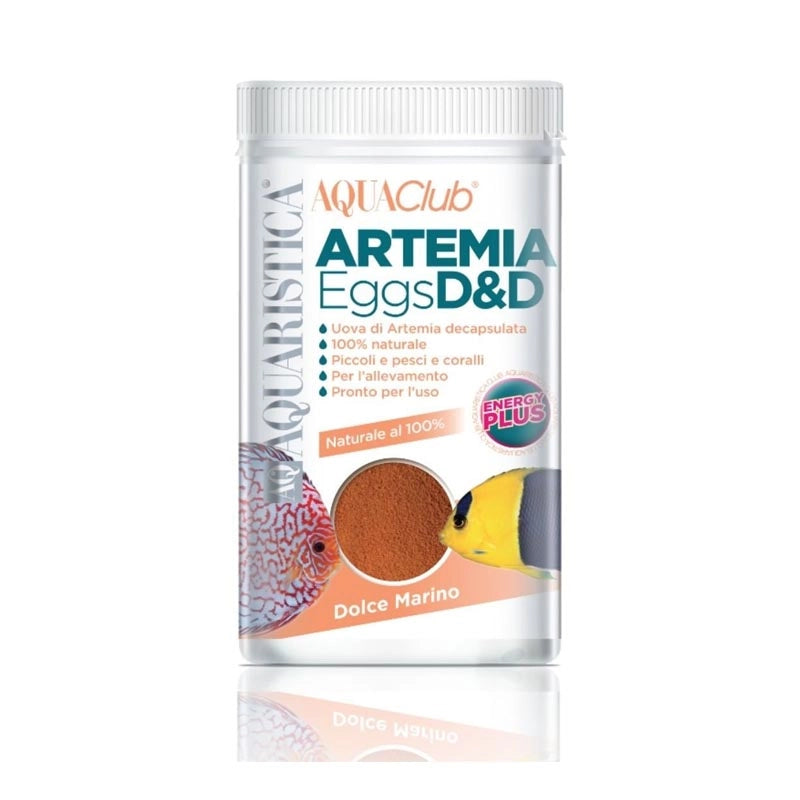 Aquaristica Artemia Eggs D&D - cisti di Artemia decapsulate per pesci marini e d'acqua dolce Formato: 380 ml