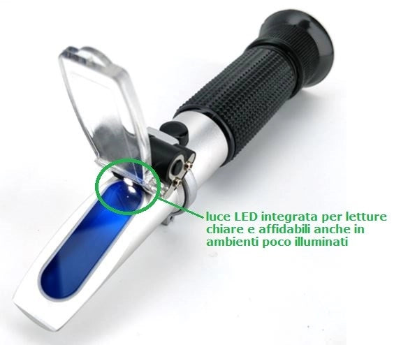 Whimar ATC LED Optical Refractometer - rifrattometro con LED e compensazione automatica della temperatura