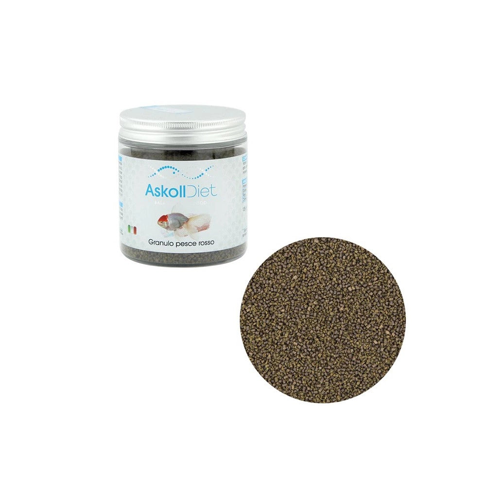 Askoll Diet Granulo Pesce Rosso - Alimento completo per pesci ornamentali di acqua fredda Formato: 250 ml